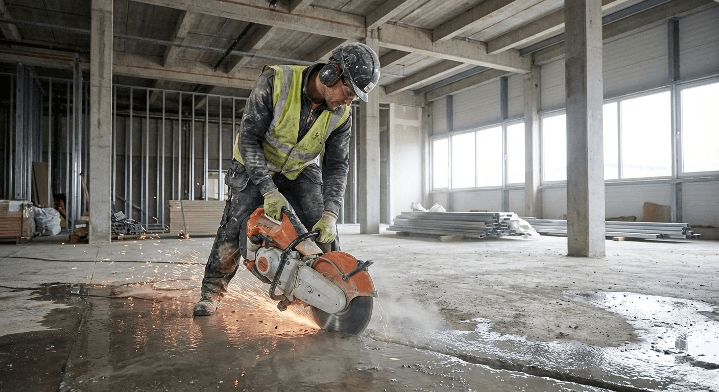 Betooni lõikamine ja puurimine – töö näide 2