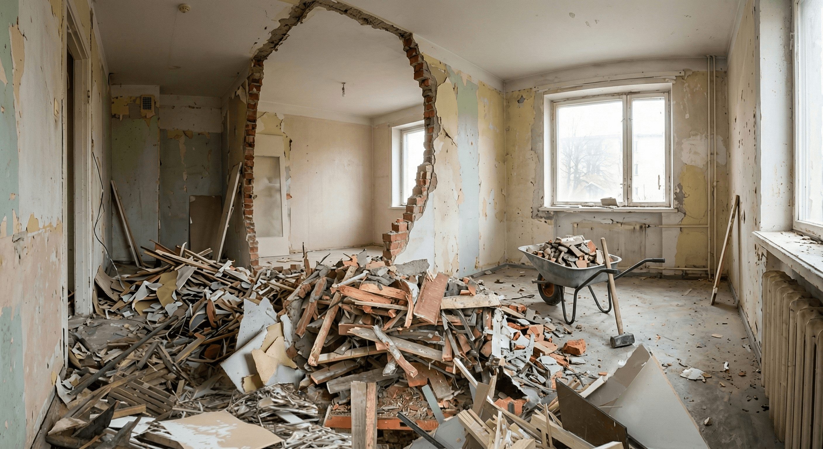 Korteri sise-demontaaž Tallinnas (enne)