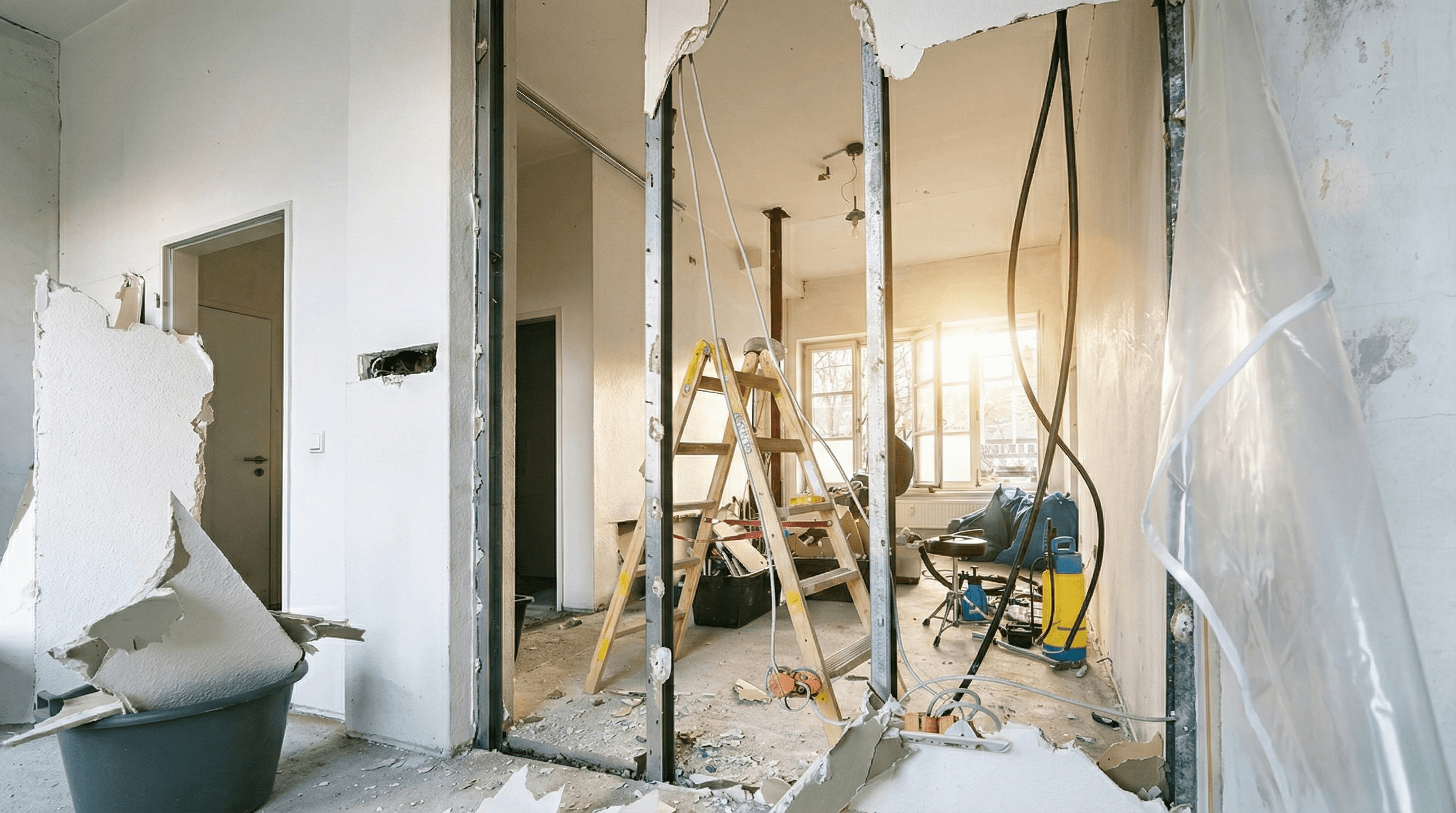 Vaheseinte lammutamine Tartus (enne)