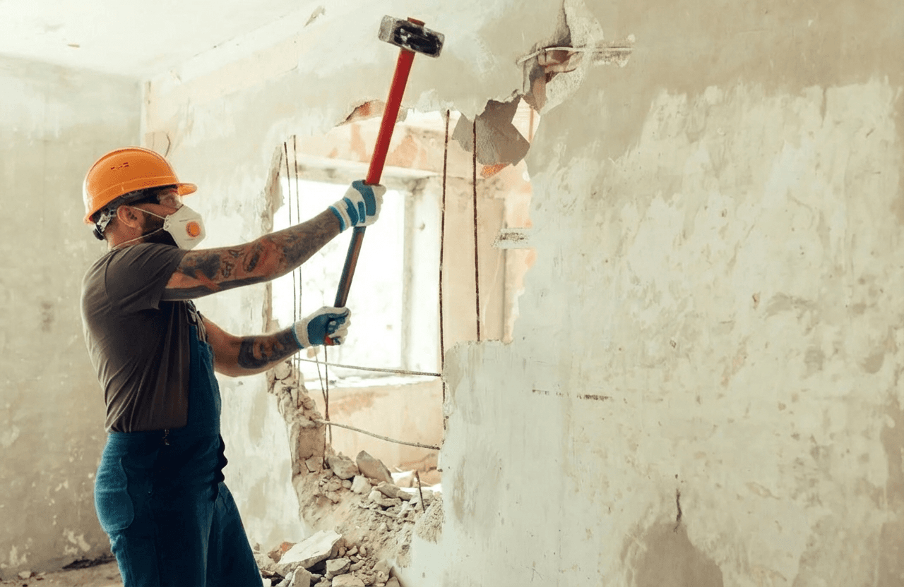 Sise-demontaaž – töö näide 2